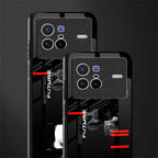 better future dark aesthetic glass case for vivo x80 image-2