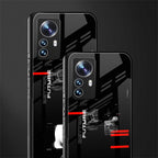 better future dark aesthetic back phone cover | glass case for xiaomi 12 pro