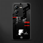 better future dark aesthetic back phone cover | glass case for vivo v25 pro 5g