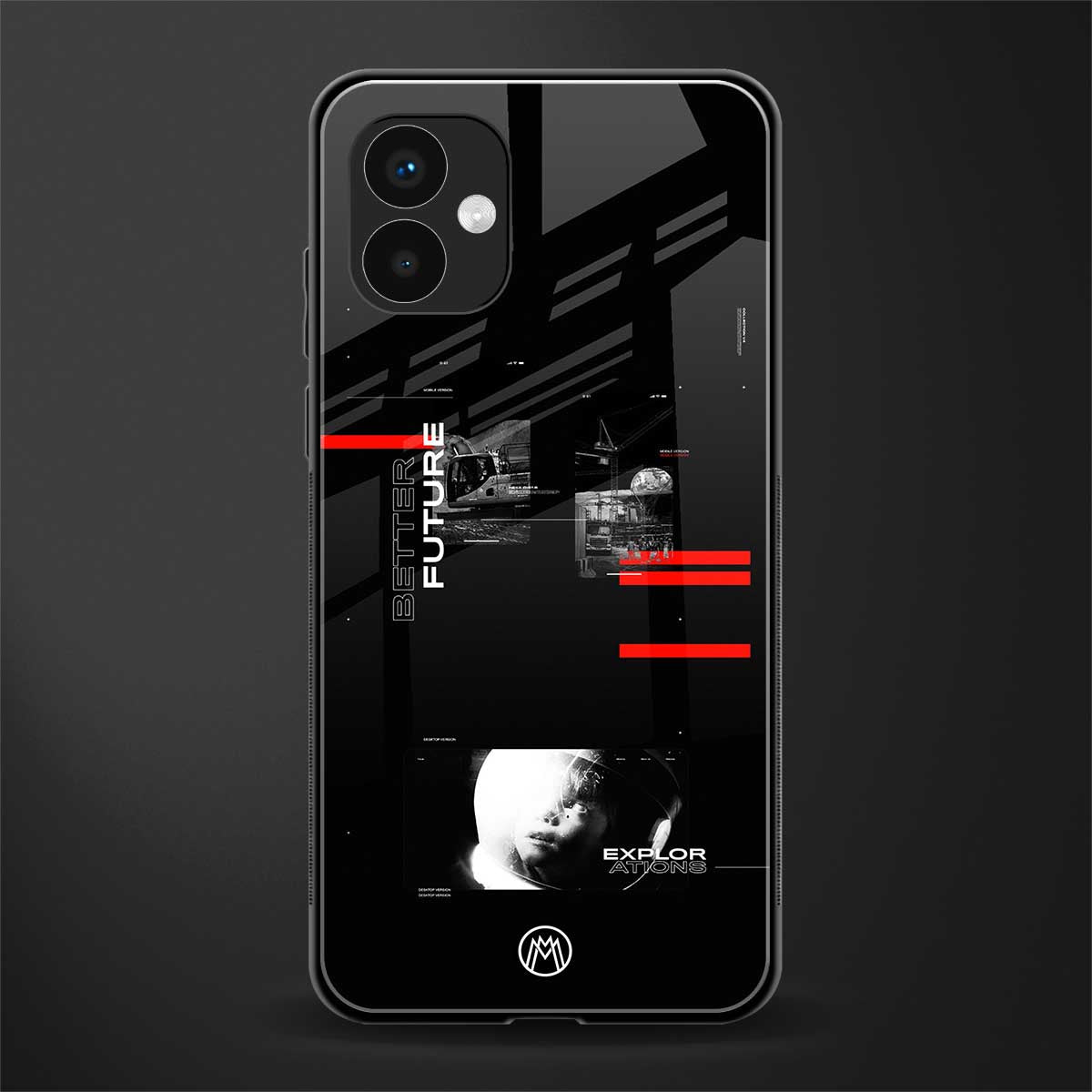 better future dark aesthetic back phone cover | glass case for samsung galaxy a04
