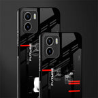better future dark aesthetic back phone cover | glass case for vivo y72