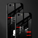 better future dark aesthetic glass case for iphone 8 image-2