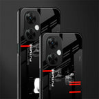 better future dark aesthetic back phone cover | glass case for oneplus nord ce 3 lite