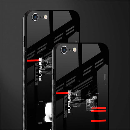 better future dark aesthetic glass case for iphone 6 image-2
