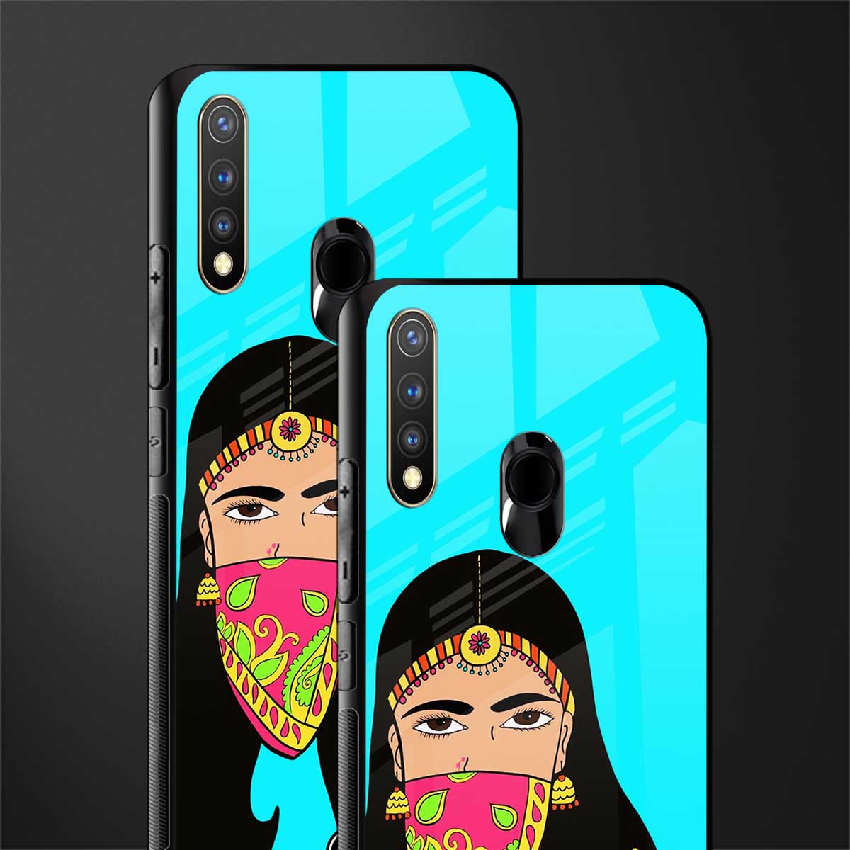 bhaad mein jao glass case for vivo y19 image-2