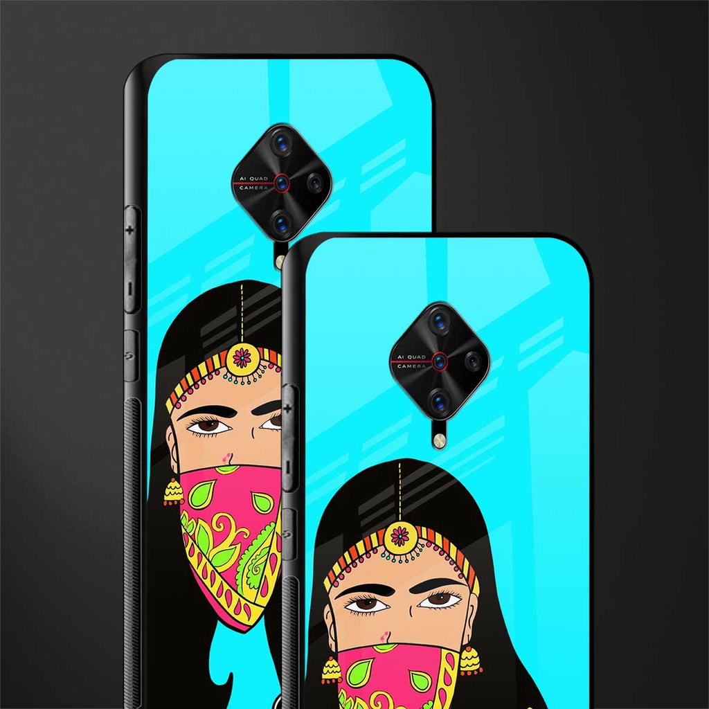 bhaad mein jao glass case for vivo s1 pro image-2