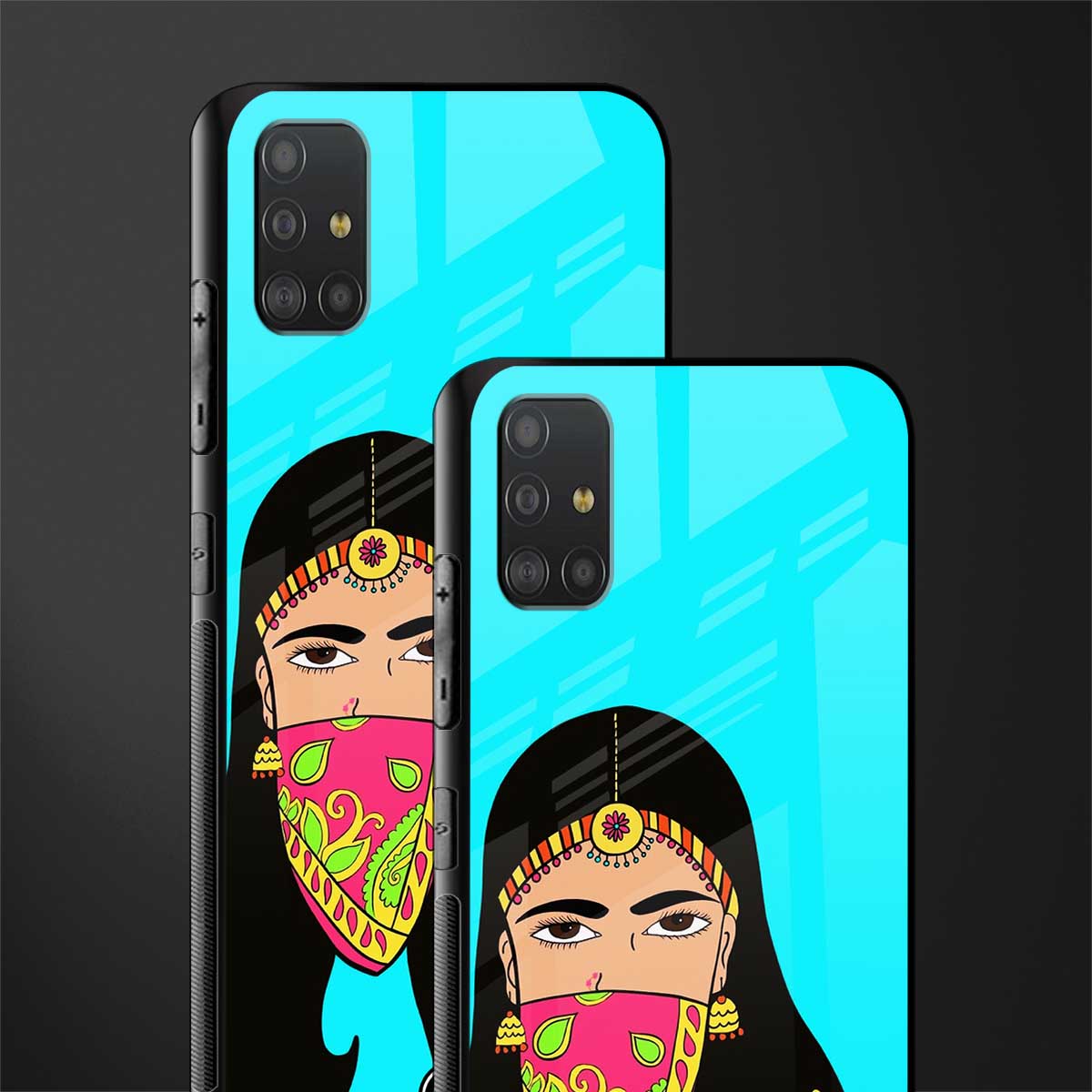 bhaad mein jao glass case for samsung galaxy a51 image-2