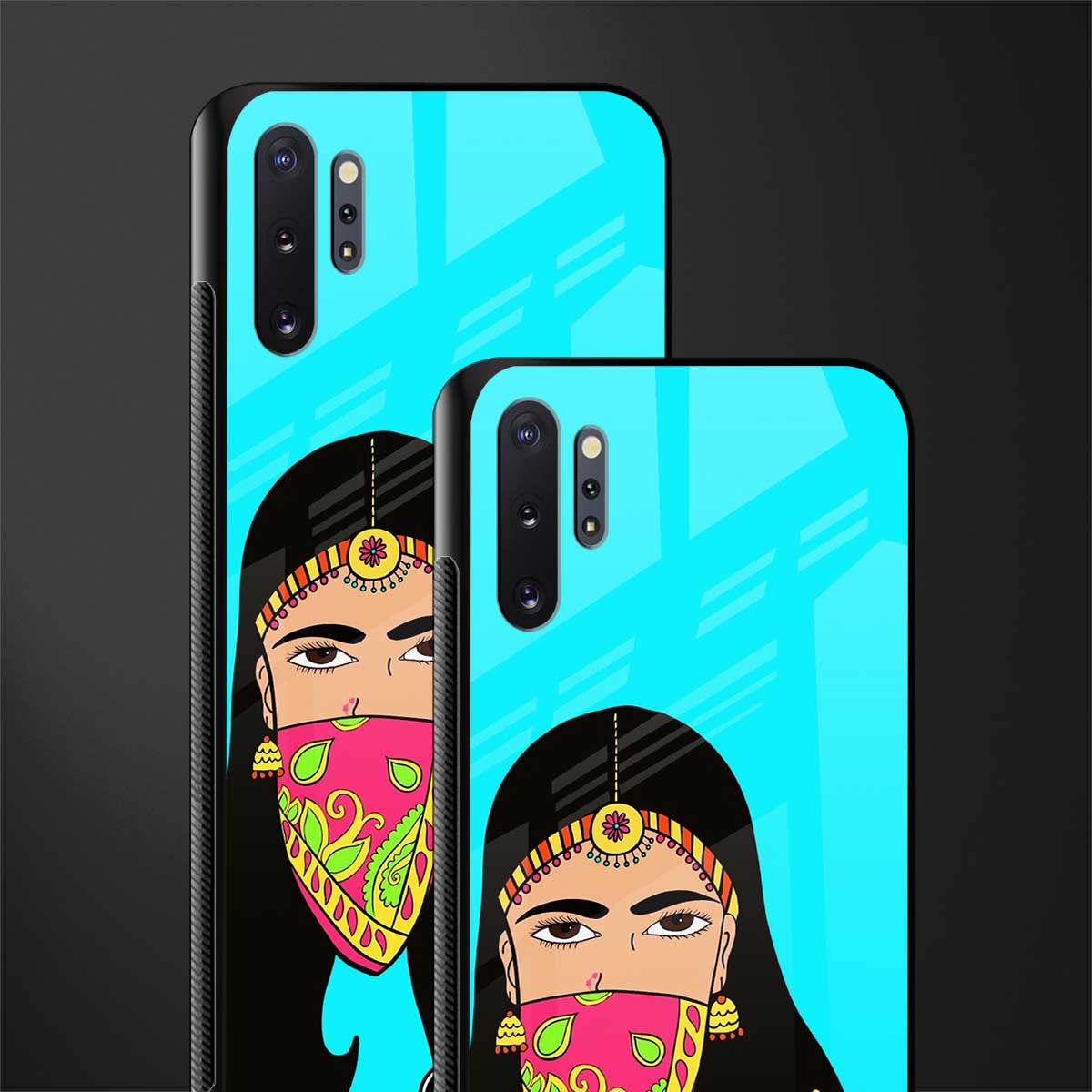 bhaad mein jao glass case for samsung galaxy note 10 plus image-2