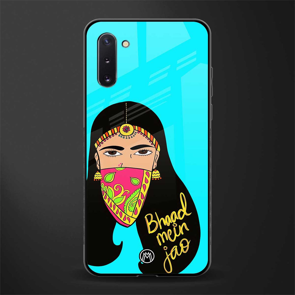 bhaad mein jao glass case for samsung galaxy note 10 image