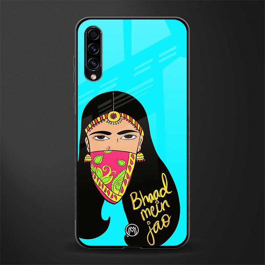 bhaad mein jao glass case for samsung galaxy a70 image