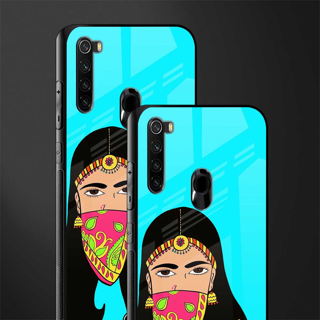 bhaad mein jao glass case for redmi note 8 image-2