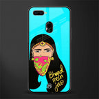 bhaad mein jao glass case for oppo a7 image