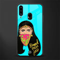 bhaad mein jao glass case for samsung galaxy a20s image