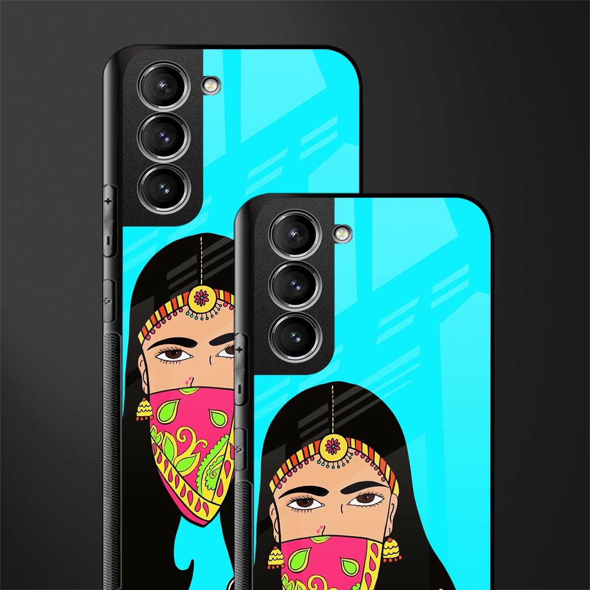 bhaad mein jao glass case for samsung galaxy s21 image-2