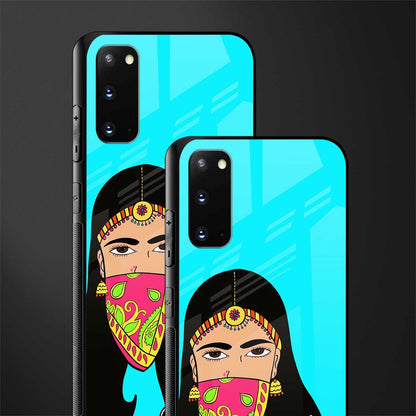 bhaad mein jao glass case for samsung galaxy s20 image-2