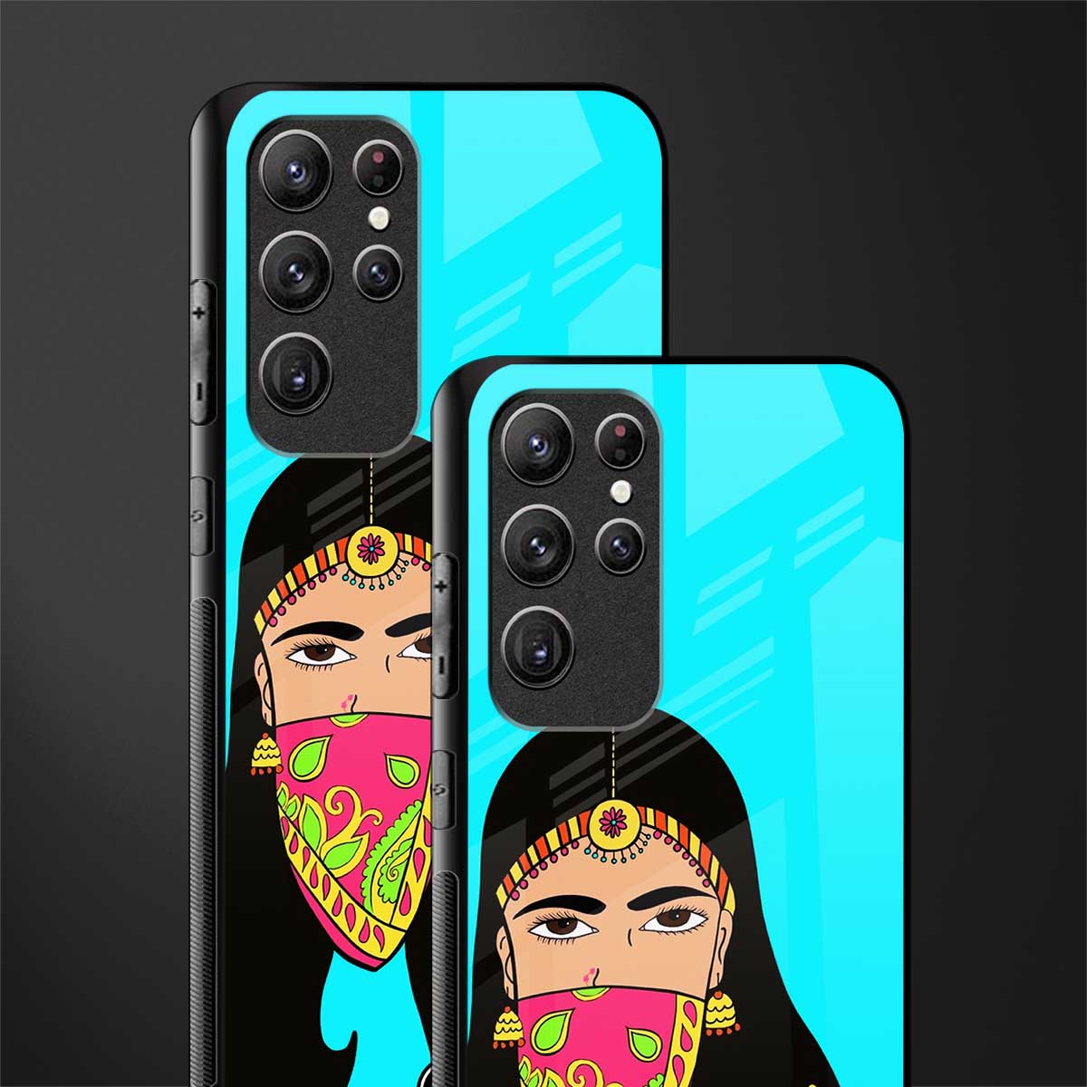 bhaad mein jao glass case for samsung galaxy s21 ultra image-2