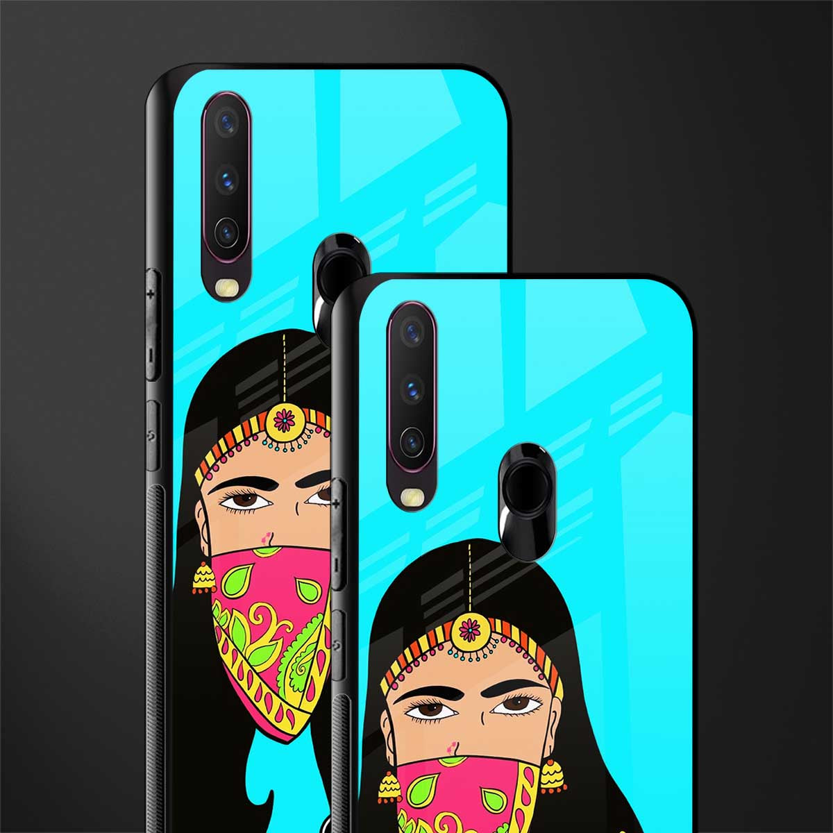 bhaad mein jao glass case for vivo y17 image-2