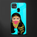 bhaad mein jao glass case for oppo a15 image