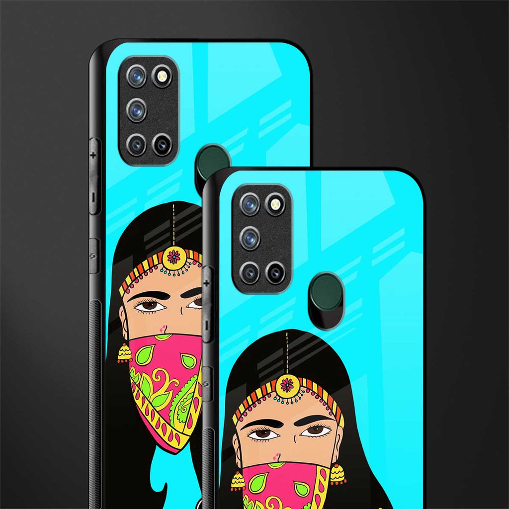 bhaad mein jao glass case for realme 7i image-2
