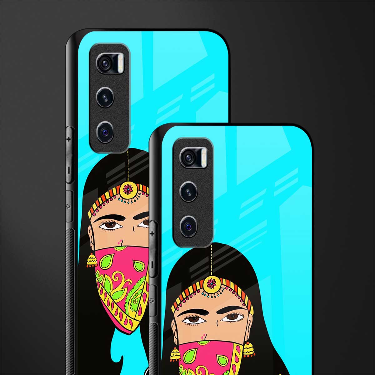 bhaad mein jao glass case for vivo v20 se image-2