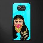 bhaad mein jao glass case for poco x3 pro image