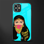 bhaad mein jao glass case for iphone 12 mini image
