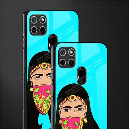 bhaad mein jao glass case for realme c21 image-2
