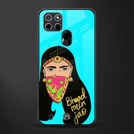 bhaad mein jao glass case for realme c21 image