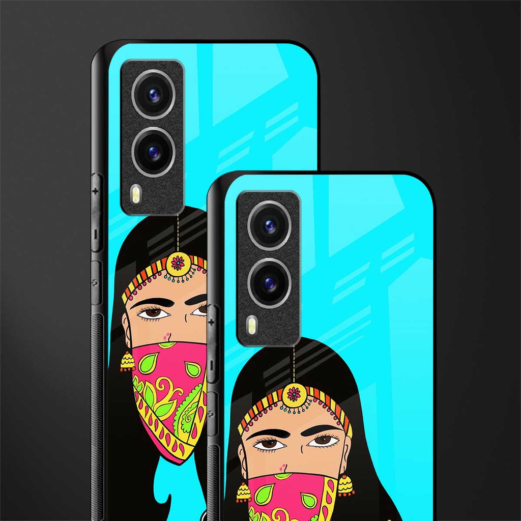 bhaad mein jao glass case for vivo v21e 5g image-2