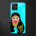 bhaad mein jao glass case for realme 8i image
