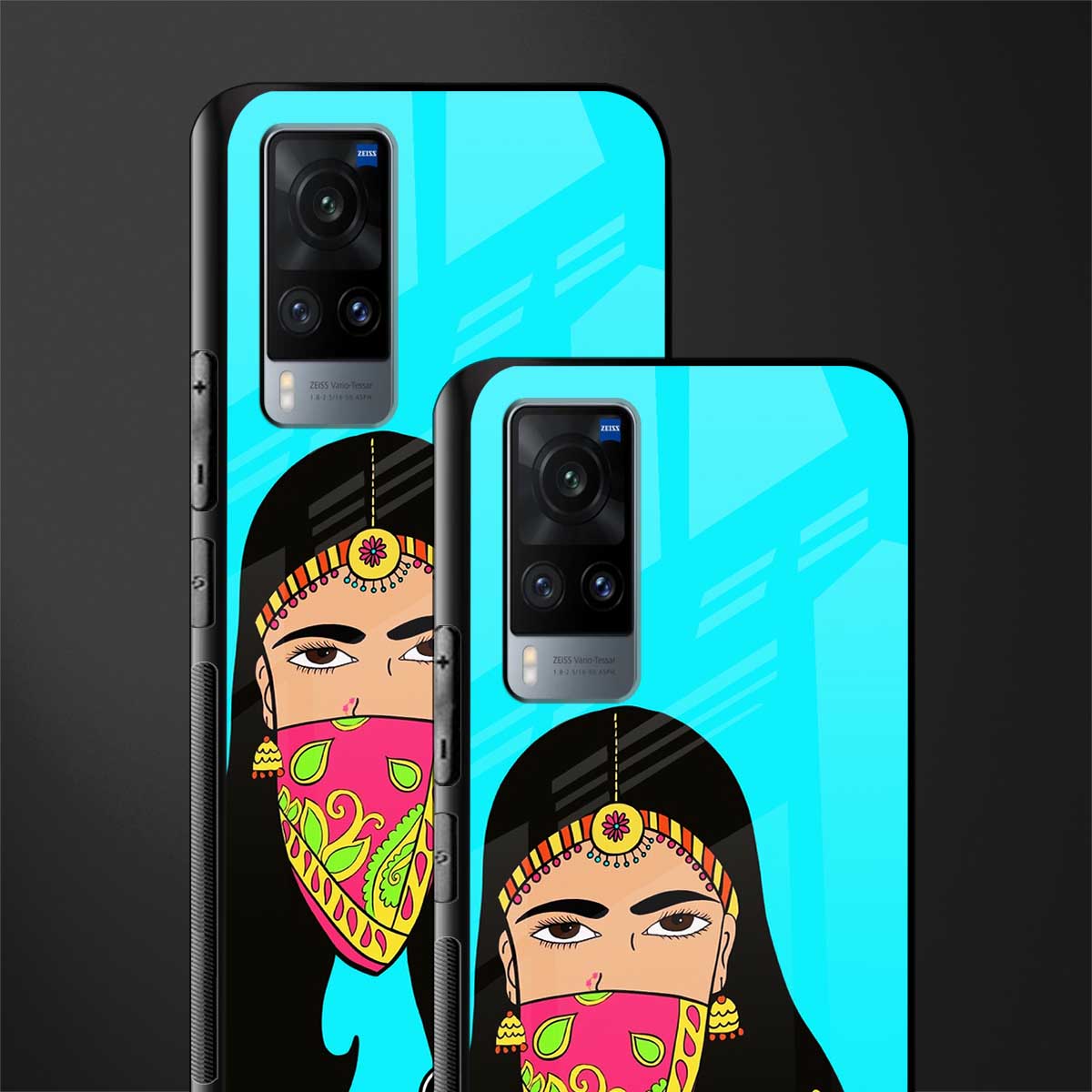 bhaad mein jao glass case for vivo x60 image-2