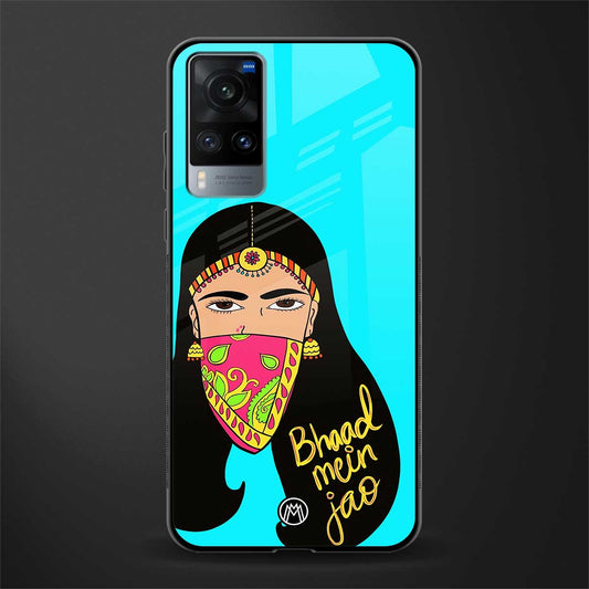 bhaad mein jao glass case for vivo x60 image