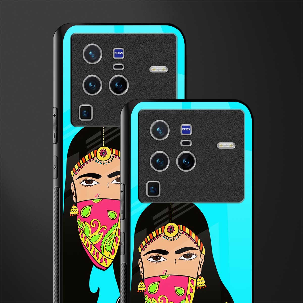 bhaad mein jao glass case for vivo x80 pro 5g image-2