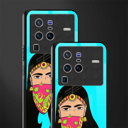 bhaad mein jao glass case for vivo x80 pro 5g image-2