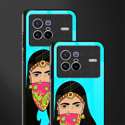 bhaad mein jao glass case for vivo x80 image-2