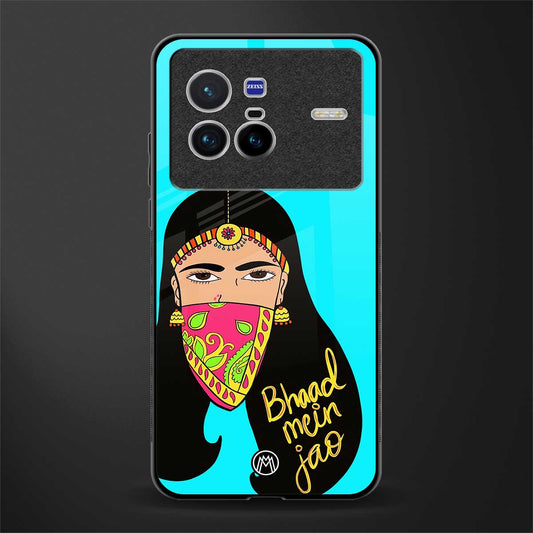bhaad mein jao glass case for vivo x80 image