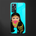 bhaad mein jao back phone cover | glass case for xiaomi 12 pro