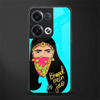 bhaad mein jao back phone cover | glass case for oppo reno 8 pro