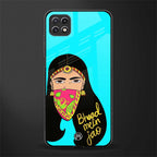 bhaad mein jao back phone cover | glass case for samsung galaxy f42