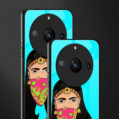 bhaad mein jao back phone cover | glass case for realme 11 pro 5g