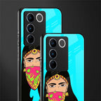 bhaad mein jao back phone cover | glass case for vivo v27 pro 5g