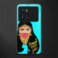 bhaad mein jao back phone cover | glass case for iQOO 9 Pro