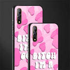 bitch i'm a cow glass case for vivo z1x image-2