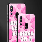 bitch i'm a cow glass case for vivo v15 image-2