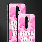 bitch i'm a cow glass case for redmi note 8 pro image-2