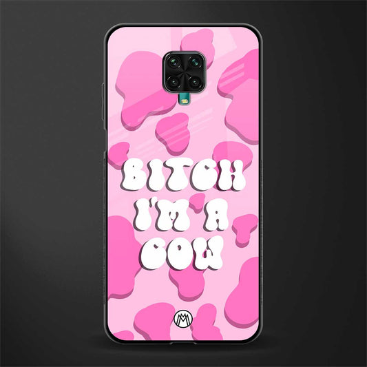 bitch i'm a cow glass case for poco m2 pro image