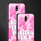 bitch i'm a cow glass case for redmi 8a image-2