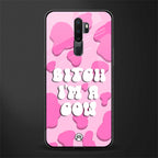 bitch i'm a cow glass case for oppo a9 2020 image