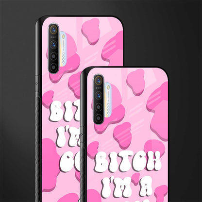 bitch i'm a cow glass case for realme x2 image-2
