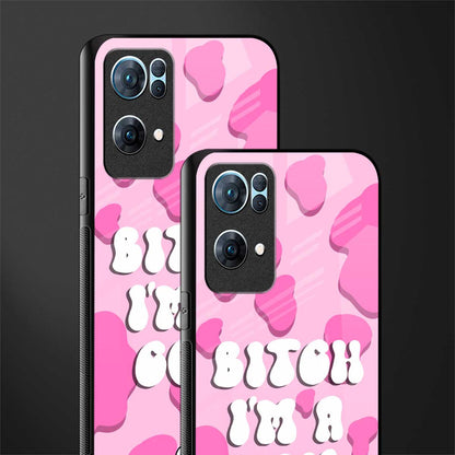 bitch i'm a cow glass case for oppo reno7 pro 5g image-2